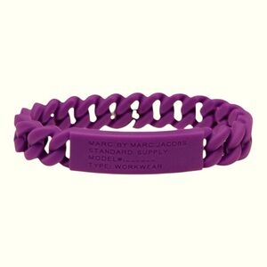 NWT Marc by Marc Jacobs Purple Silicone Bracelet